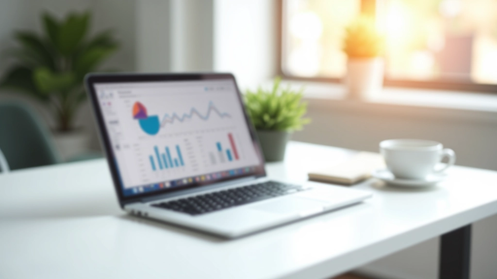 Datorekrāns ar grafikus un finanšu datus analīzei